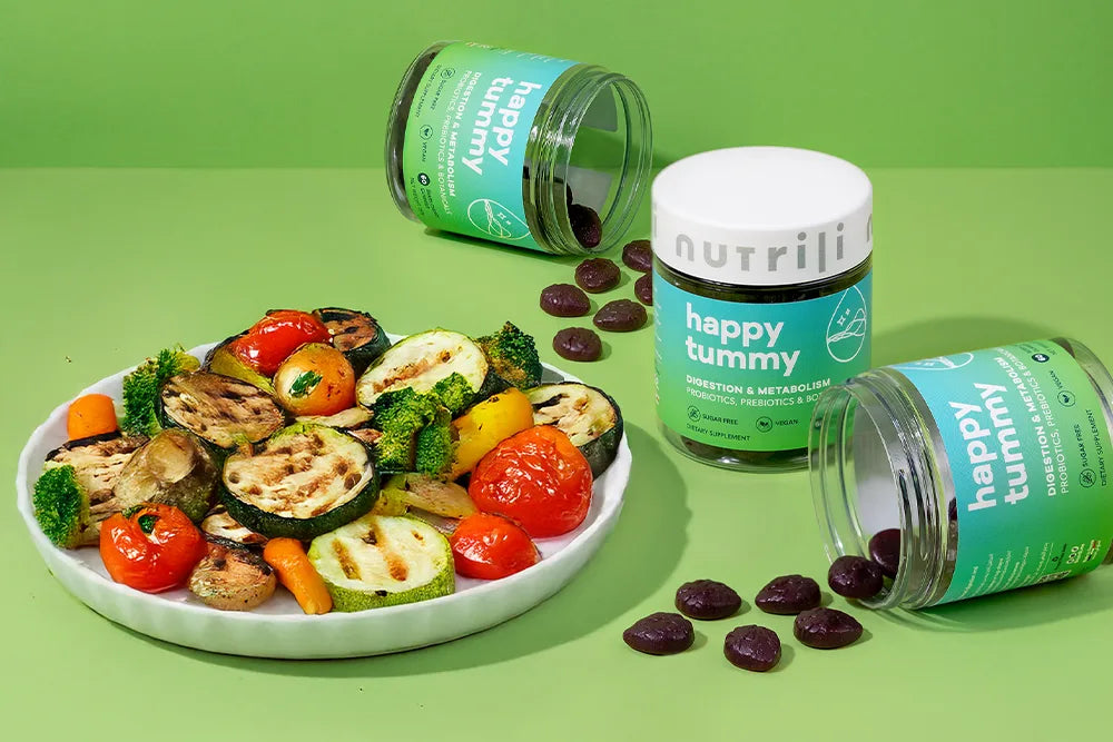 Happy Tummy Gummies with balanced mea
