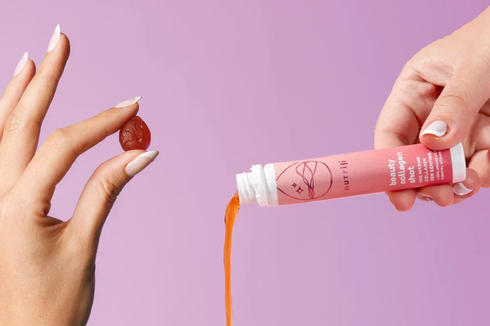 Gummies and collagen shots to boost skin radiance and hair strength