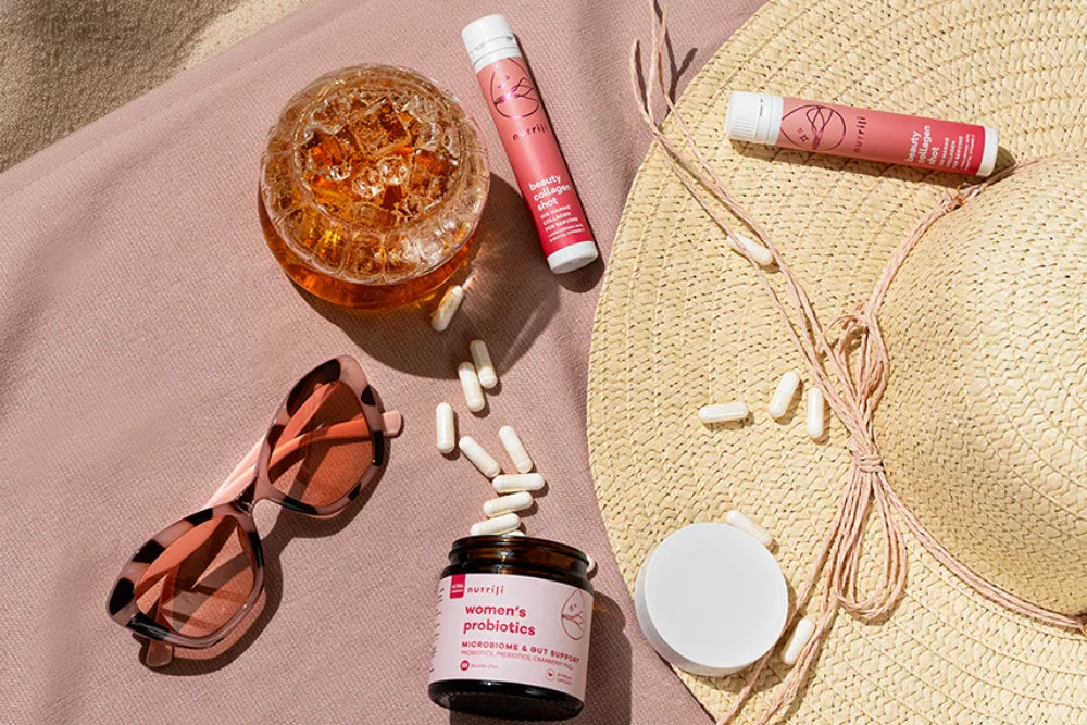 Biotin and hyaluronic acid for skin and hair