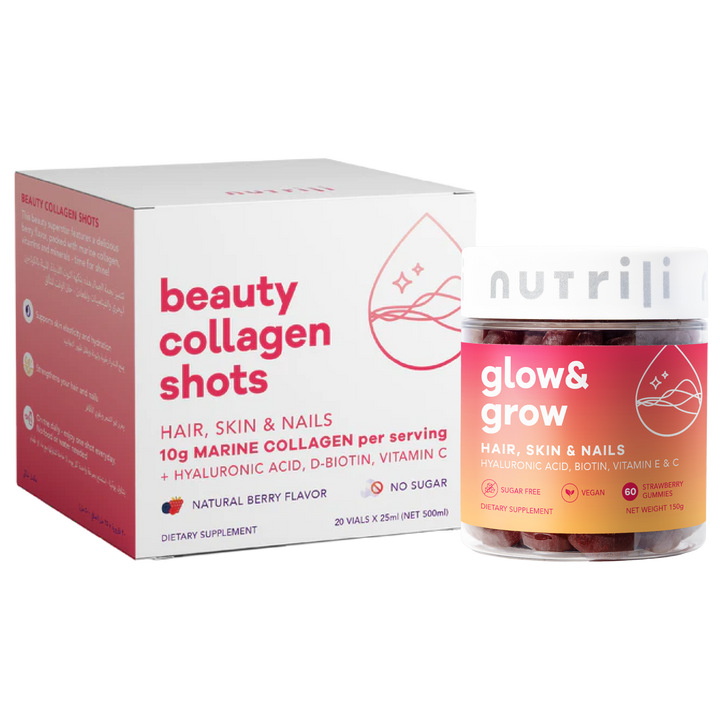 Beauty Duo marine collagen and hair gummies pack