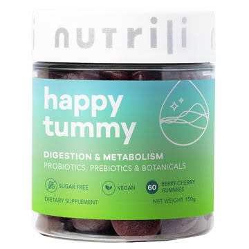 Hair and nails gummies with gut health benefits