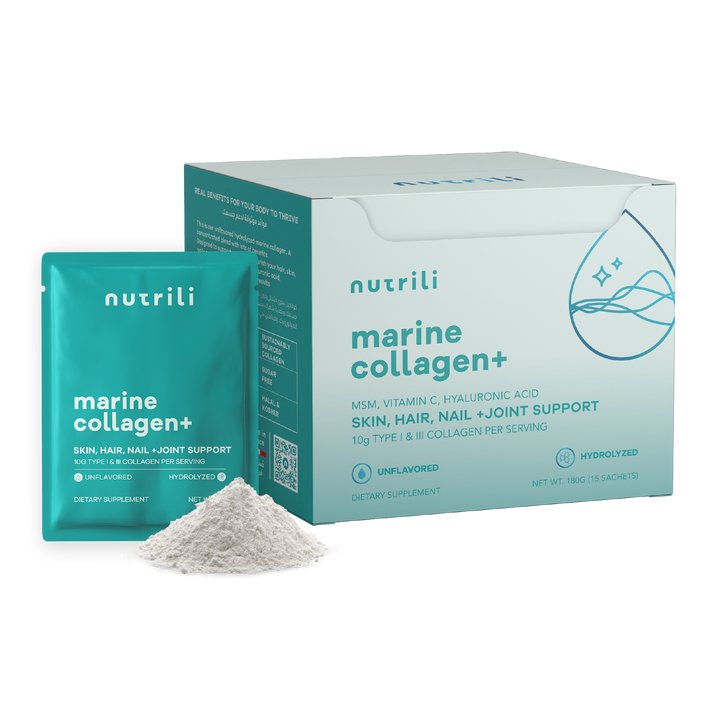 Marine Collagen+ powder jar front view